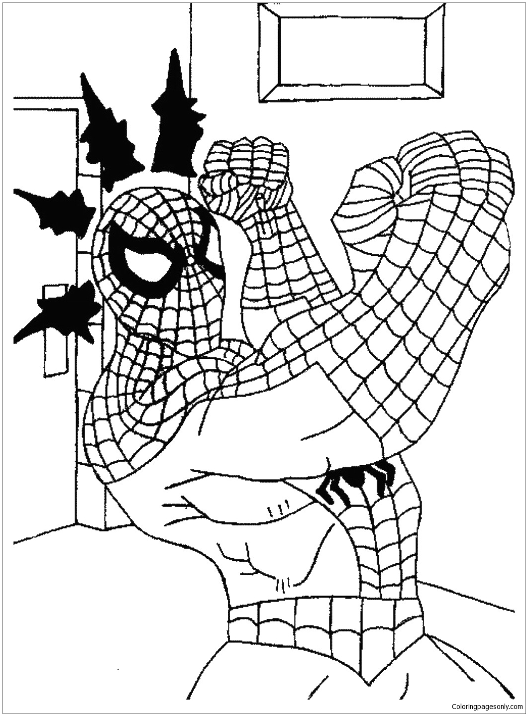 Spiderman 31 Coloring Pages - Spiderman Coloring Pages - Coloring Pages