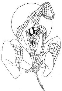 Раскраска Человек-паук 38
