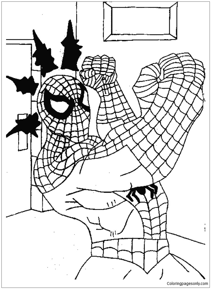 Spiderman 45 Coloring Pages - Spiderman Coloring Pages - Coloring Pages