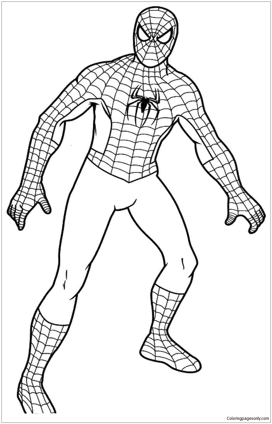 Spiderman 6 Coloring Page - Free Printable Coloring Pages