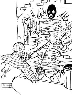 Spiderman 9 Coloring Pages