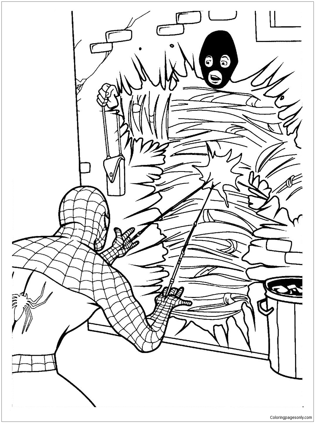 Spiderman 9 Coloring Pages
