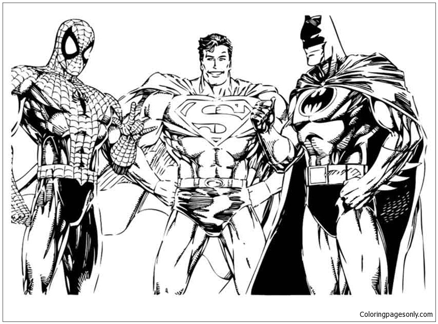 superman s coloring pages