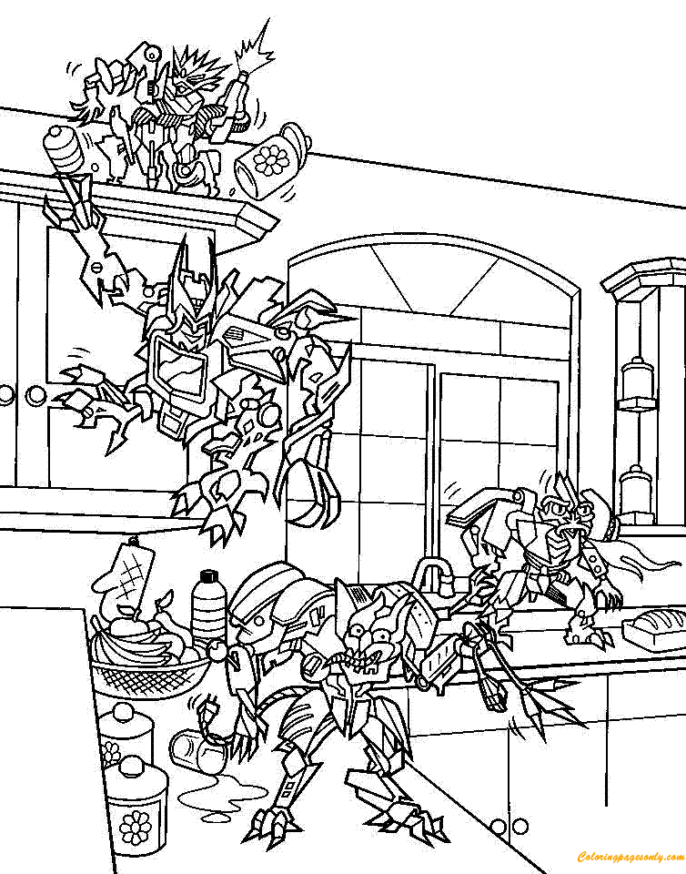 Spies Of Megatron Coloring Pages