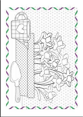 Spring Garden Coloring Pages