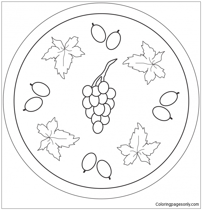 spring mandala 2 coloring page  free coloring pages online