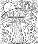 Spring Scene For Us Coloring Pages