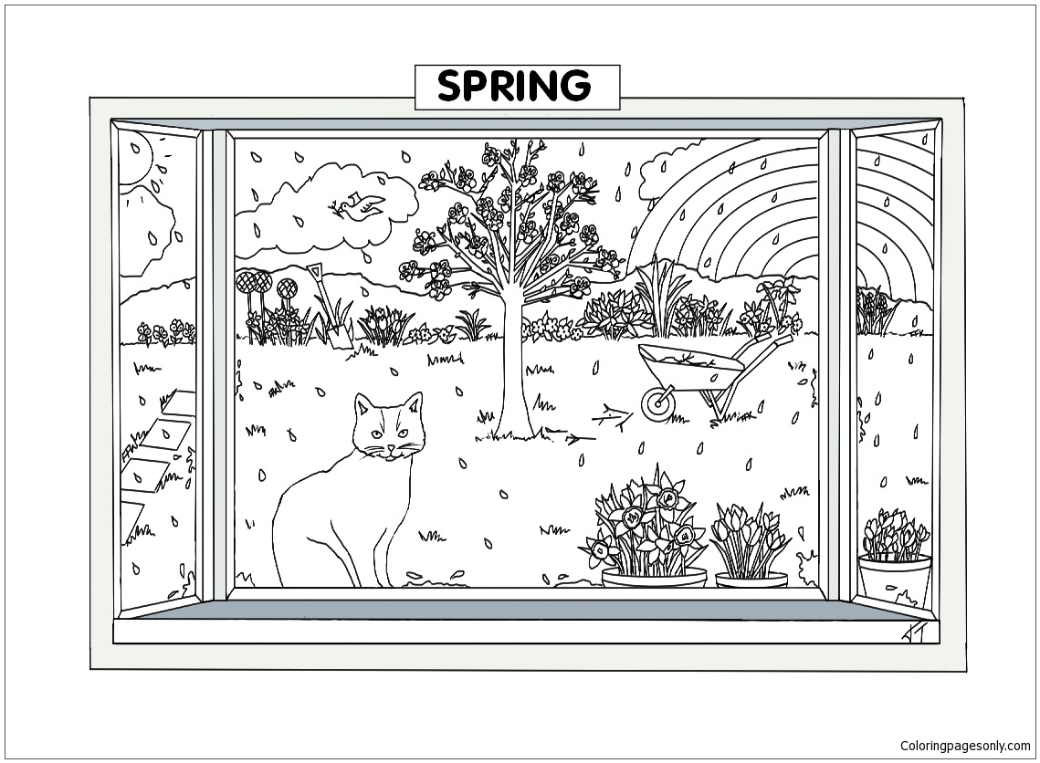 مشهد الربيع من الربيع