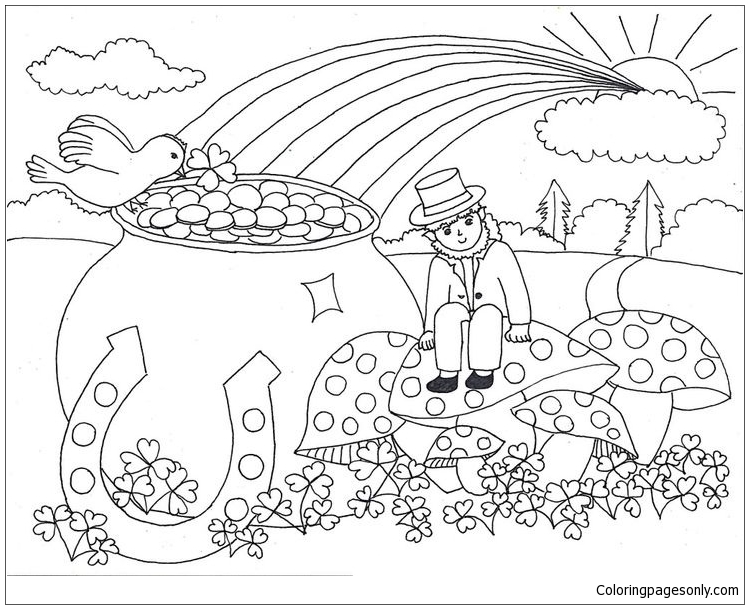 St Patrick s Day Coloring Pages - Happy St. Patricks Day Coloring Pages