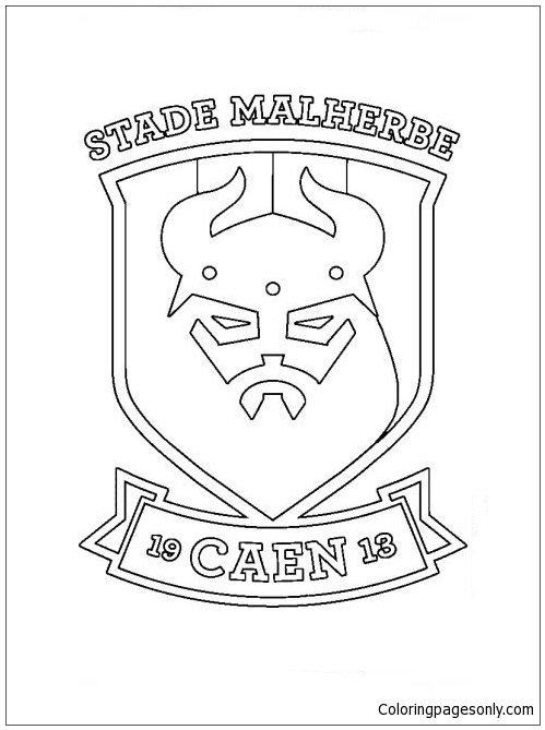Stade Malherbe Caen Coloring Pages