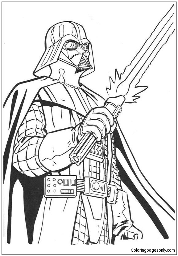 Star Wars - Darth Vader Coloring Pages