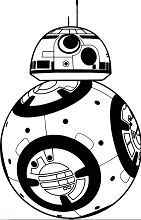 Star Wars BB8 Coloring Page
