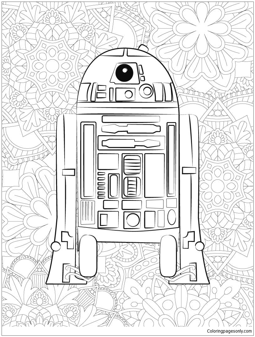 Star Wars C2-B5 Coloring Pages
