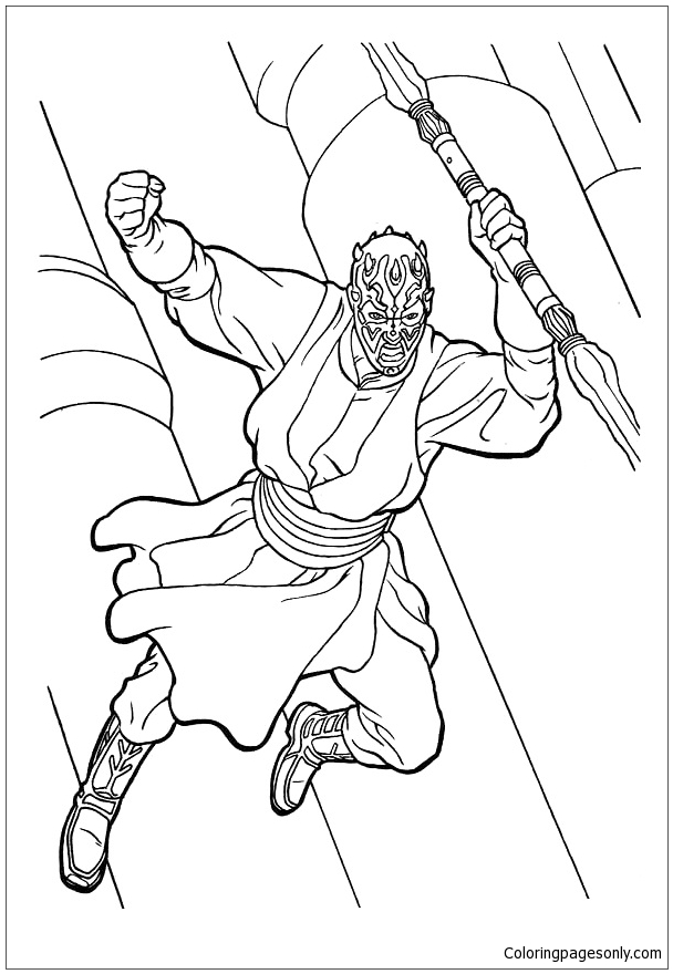 Star Wars Darkmaul Coloring Pages