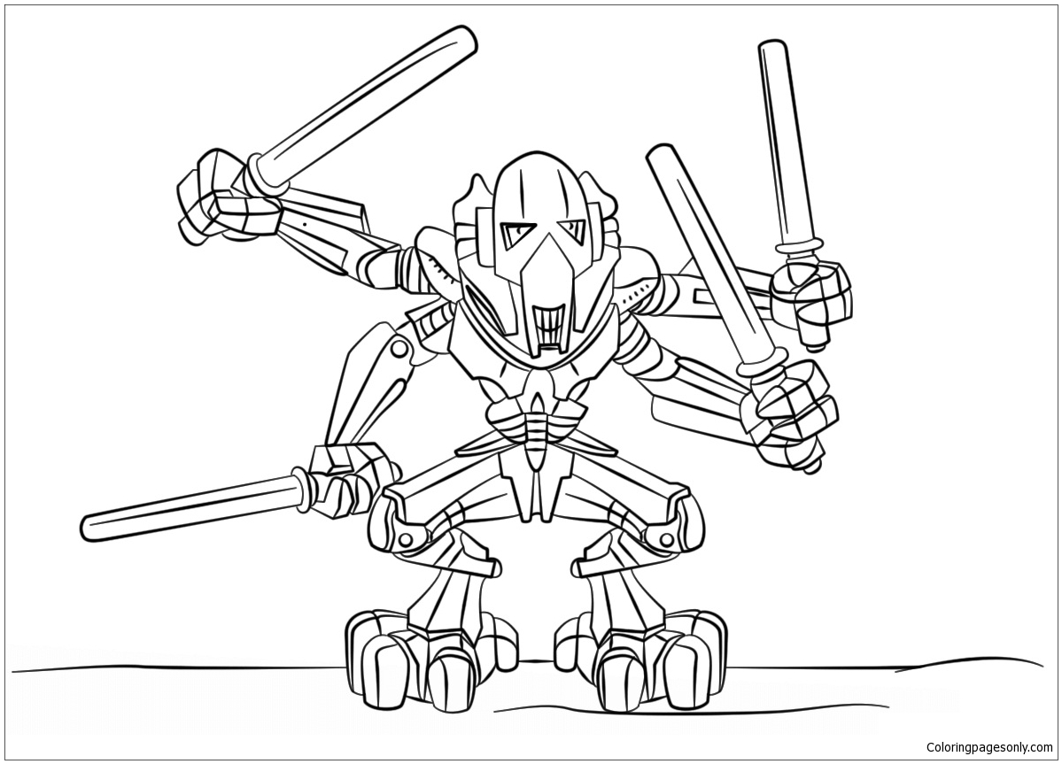 Star Wars Lego Coloring Pages