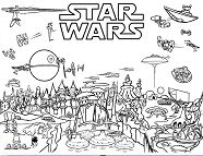 Star Wars Scene Coloring Pages