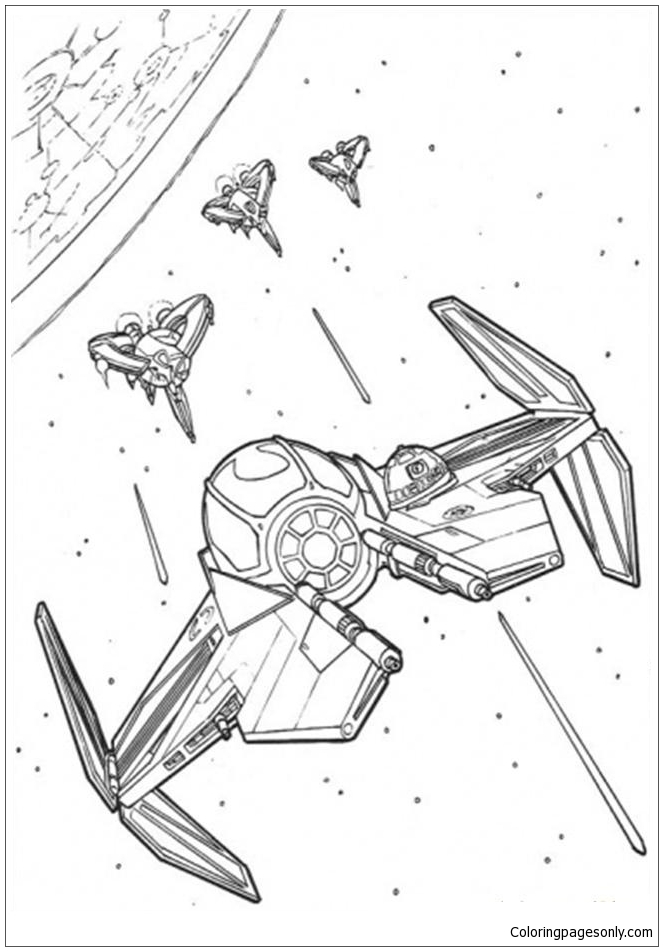 Star Wars Ship 7 Coloring Pages
