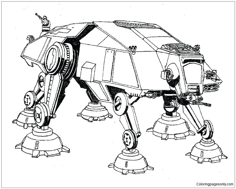 Clone Wars Ships Coloring Pages