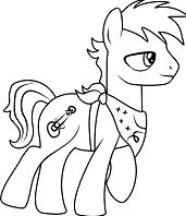 Steamer from My Little Pony Coloring Page