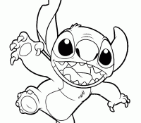 Stitch 16 Coloring Page