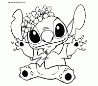 Stitch 18 Coloring Page