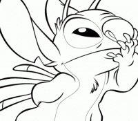 Stitch 25 Coloring Page