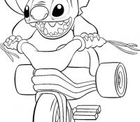 Stitch 7 Coloring Page