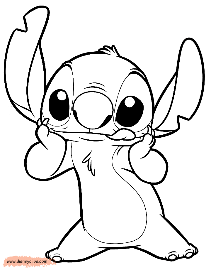 Stitch 1 Coloring Pages