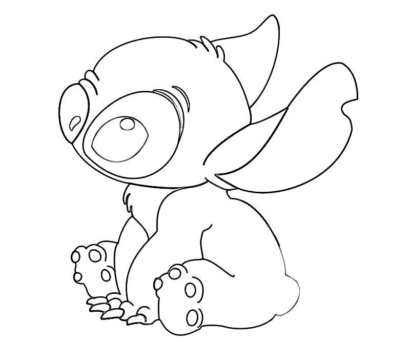Stitch 2 Coloring Pages