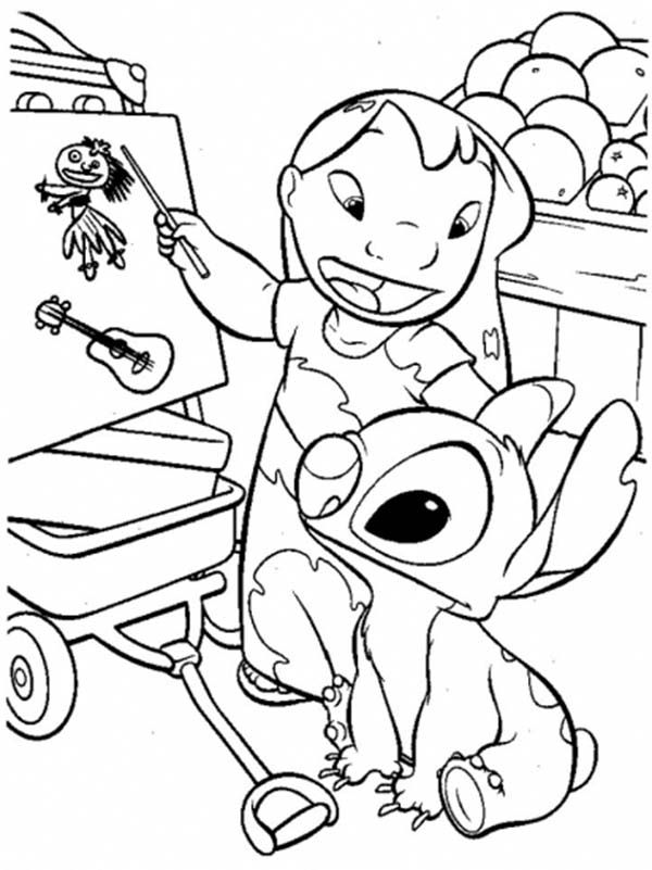 Stitch 34 Coloring Pages