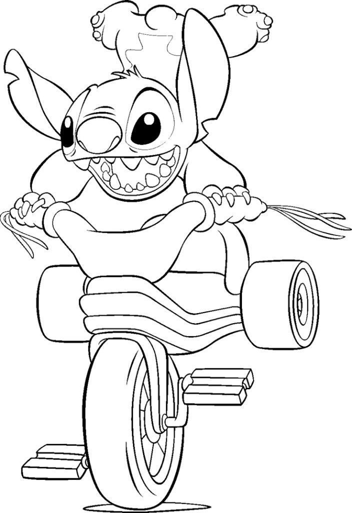 Stitch 7 Coloring Pages