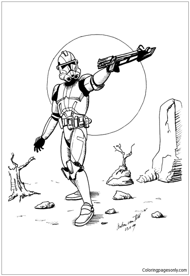 Storm Troopers de personajes de Star Wars