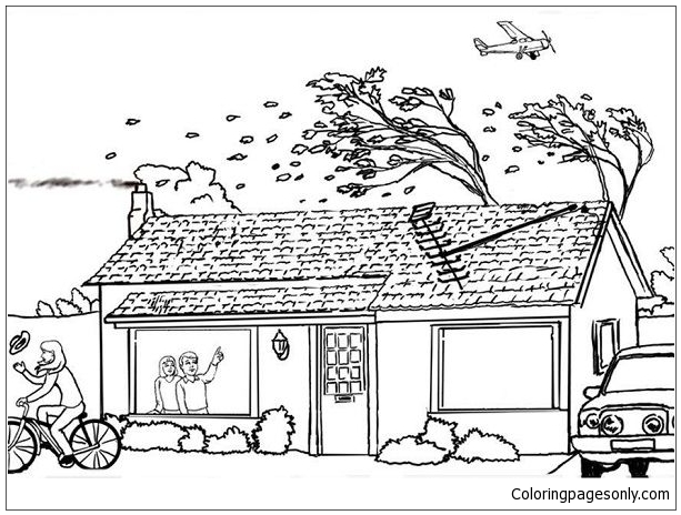 Storm Coloring Pages
