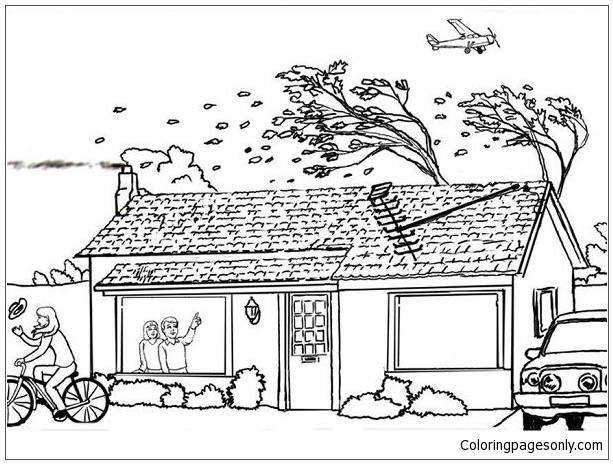 Storm Coloring Page - Free Printable Coloring Pages