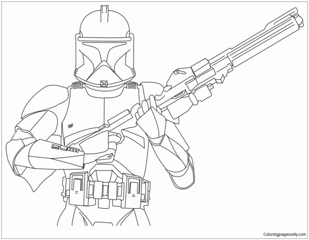 Stormtrooper - Star Wars 1 Coloring Pages - Star Wars Characters