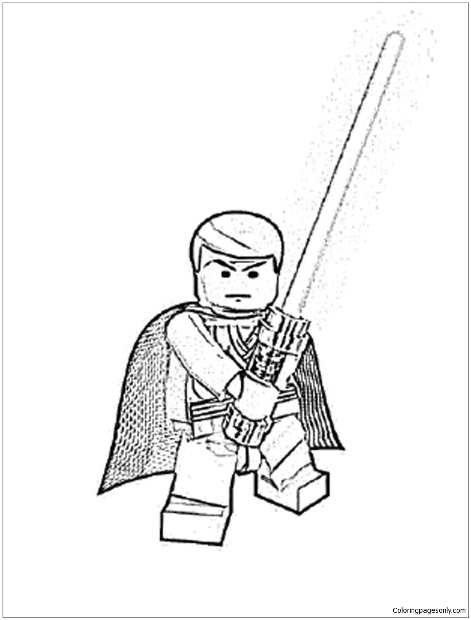 lego star wars anakin coloring pages