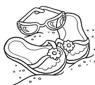 Summery Summer Coloring Page