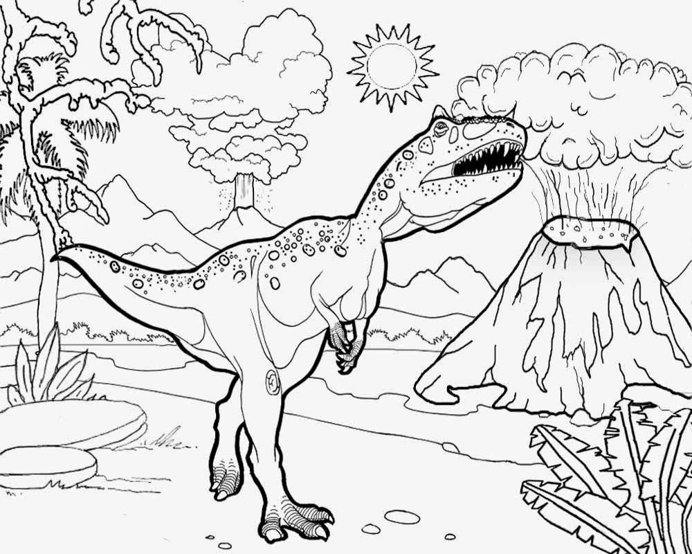 Sun rise Coloring Page