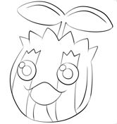 Sunkern Pokemon Coloring Page