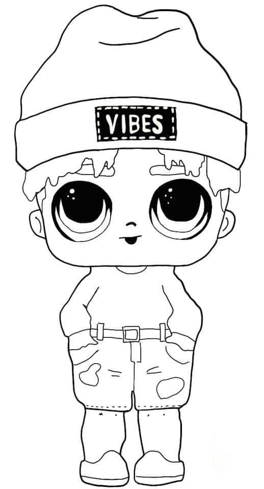 Lol Suprise Doll Sunny Vibes Coloring Pages