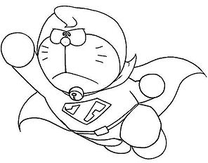 Super Doraemon Coloring Pages