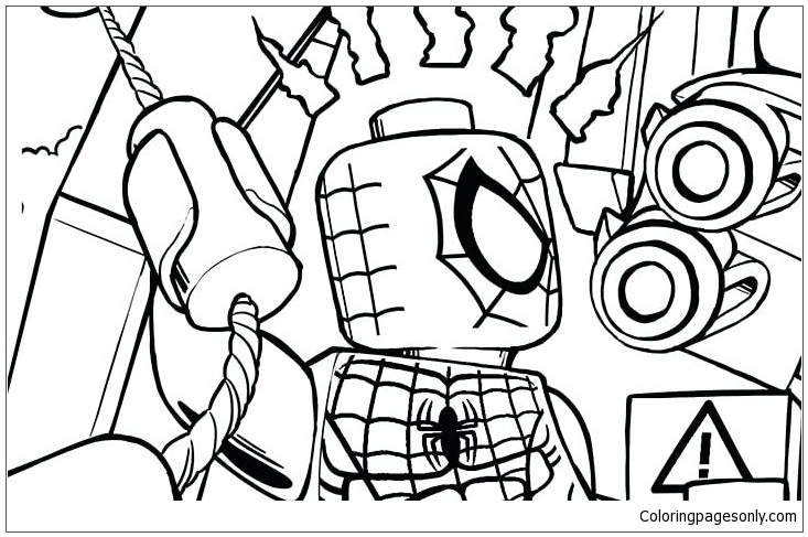 Superhero Rhino And Sandman Super Villain Coloring Pages