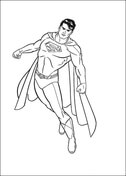 Página para colorir Superman 2