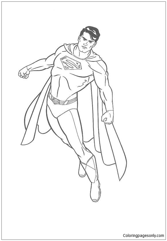 Superman para colorear de Superman