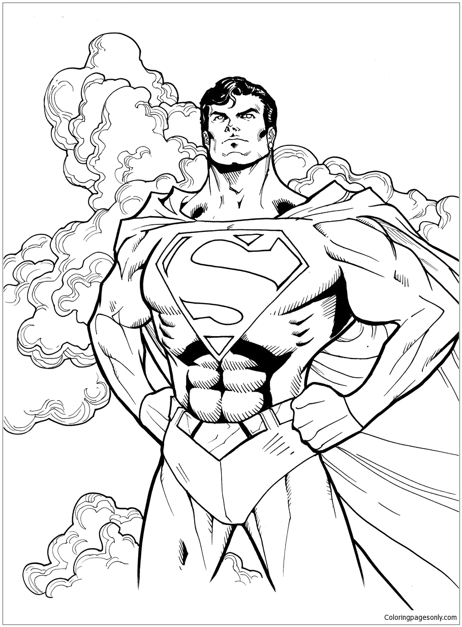 Superman 3 Coloring Pages