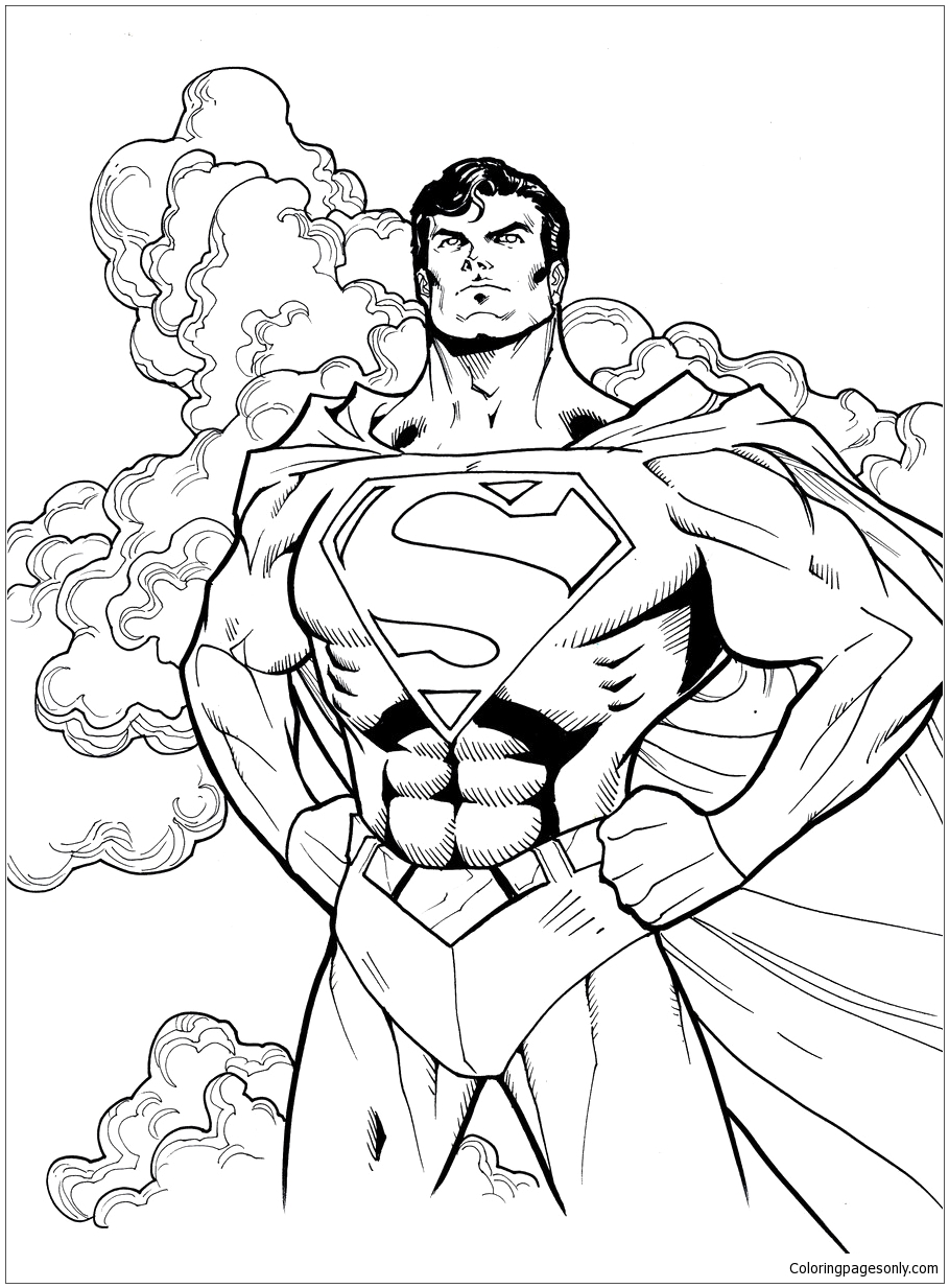 Imagen de Superman para colorear de Superman