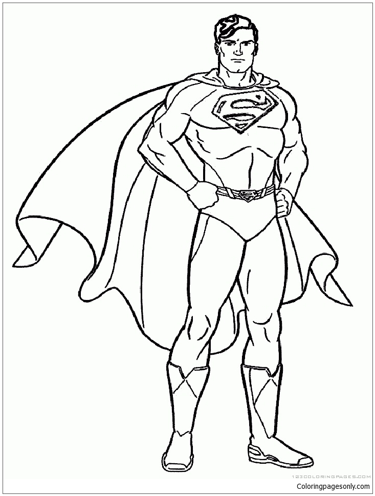 Featured image of post Superman Coloring Pages To Print