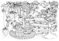 Desserts Coloring Pages - Coloring Pages For Kids And Adults