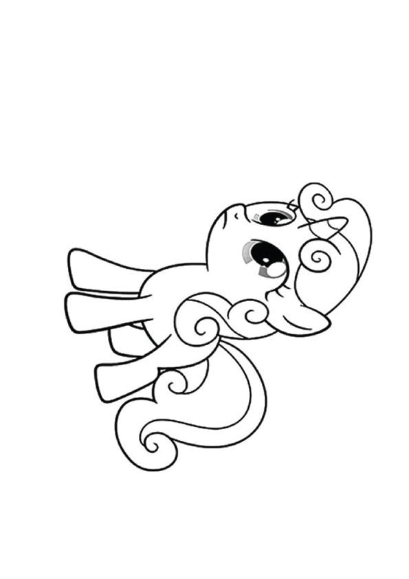 Sweetie Belle Coloring Page