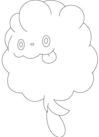Swirlix Pokemon Coloring Pages